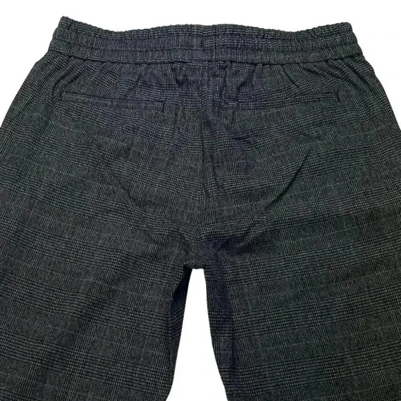 Natori Dogen Charcoal Herringbone Plaid Mens Sweatpants Size Medium - Picture 11 of 13